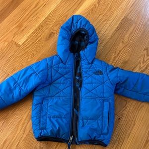 Reversible north face winter coat
